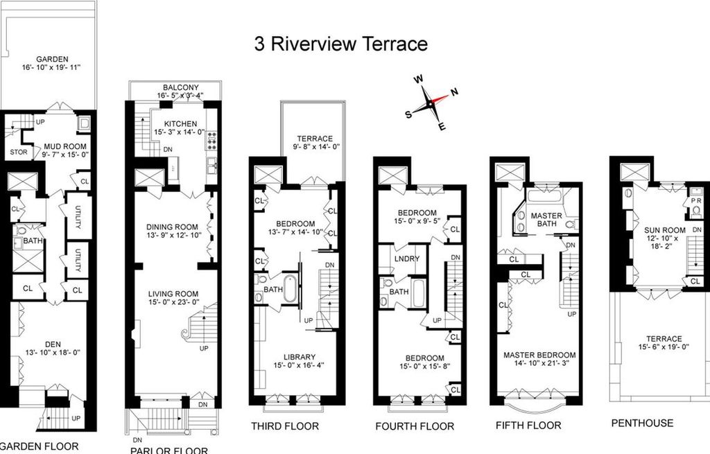 4 Bedroom 5 Bath Townhouse 4,400 Sq Ft in New York