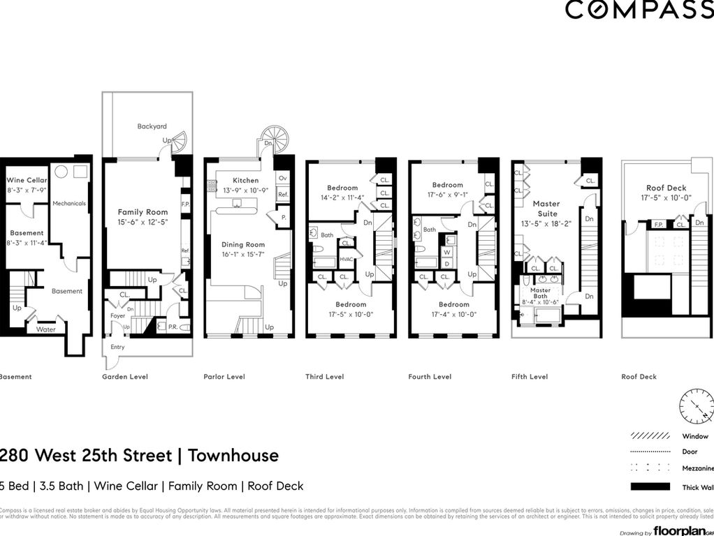 5 Bedroom 4 Bath Townhouse 4,068 Sq Ft in New York