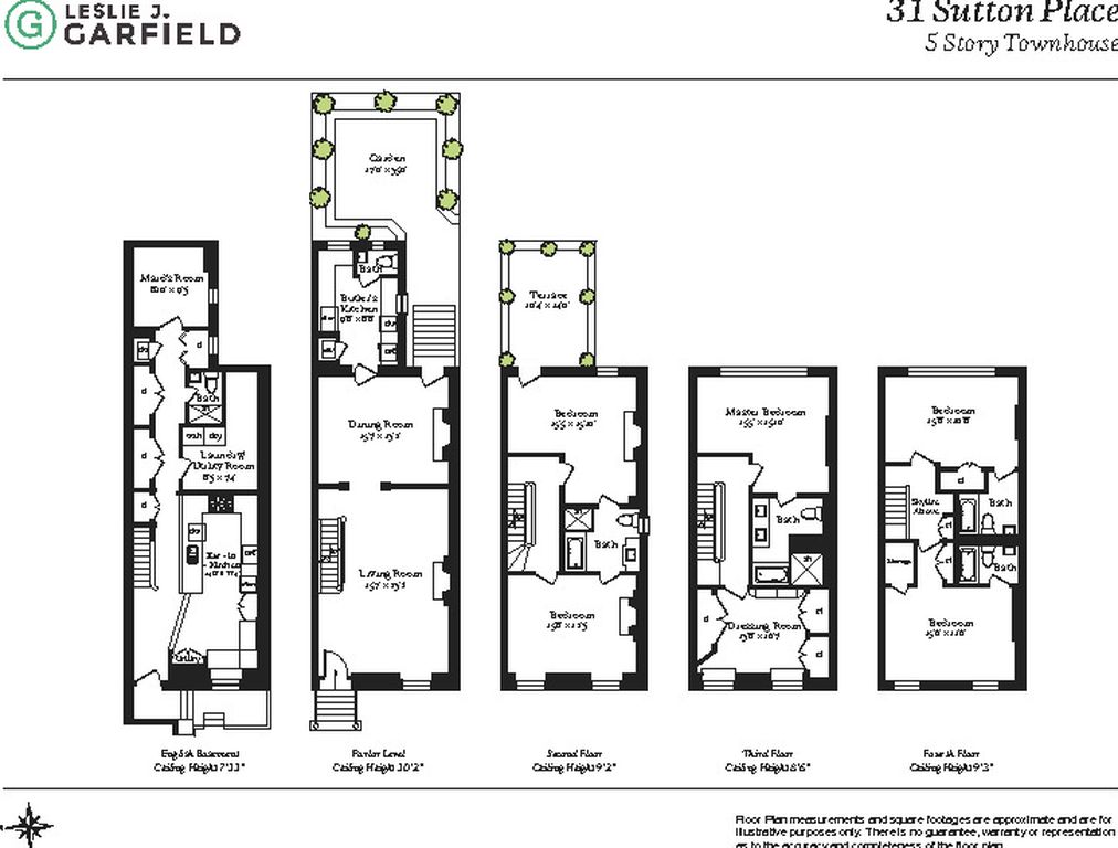 6 Bedroom 6 Bath Townhouse 3,700 Sq Ft in New York