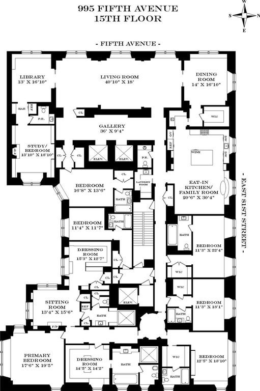 7 Bedroom 9 Bath Condo 8,350 Sq Ft in New York